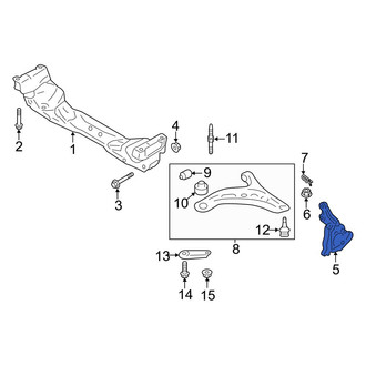 Toyota OE - Front Left Steering Knuckle