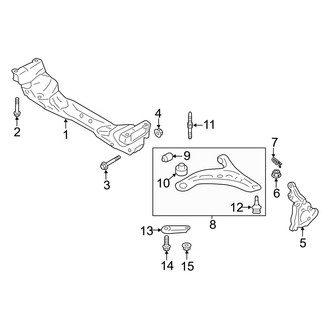 Toyota OE - Front Suspension - Suspension Components