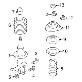 Toyota OE - Front Suspension - Struts & Components