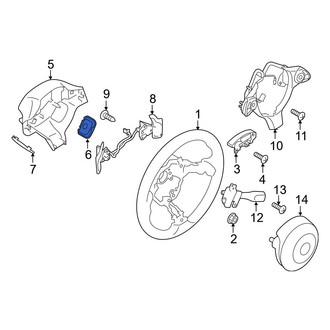 Toyota OE - Rear Right Steering Wheel Back Cover
