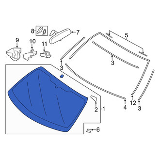 Toyota OE - Front Windshield