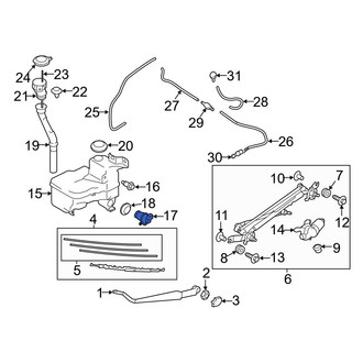 Toyota OE - Windshield Washer Pump
