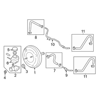 Toyota OE - Cowl - Components on Dash Panel