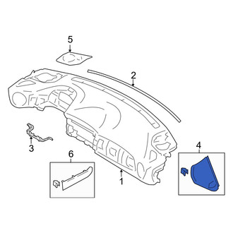 Toyota OE - Left Instrument Panel Side Cover