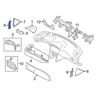 Toyota OE - Left Instrument Panel Cover