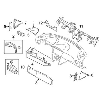 Toyota OE - Instrument Panel Components