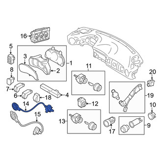 Toyota OE - HVAC Heater Control Cable