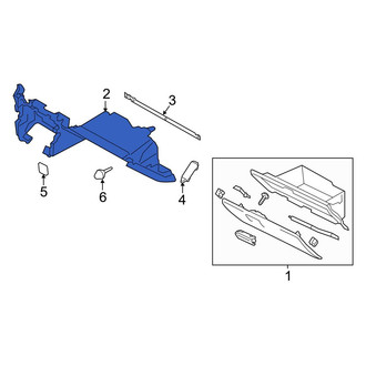 Toyota OE - Glove Box Housing
