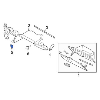 Toyota OE - Glove Box Insulator