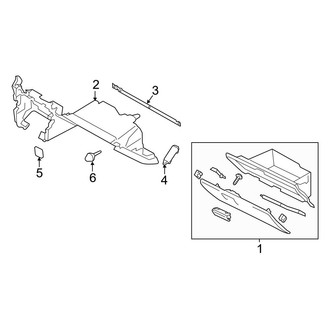 Toyota OE - Instrument Panel - Glove Box