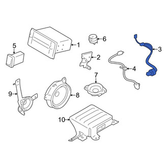 Toyota OE - Radio Wiring Harness