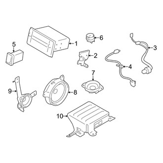 Toyota OE - Instrument Panel - Sound System