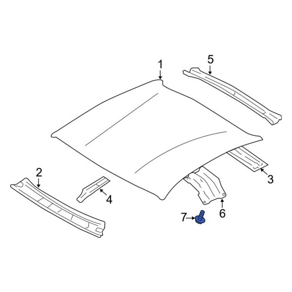 Roof Panel Reinforcement Bolt