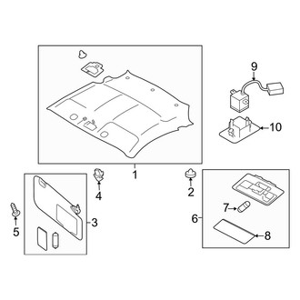 Toyota OE - Roof - Interior Trim