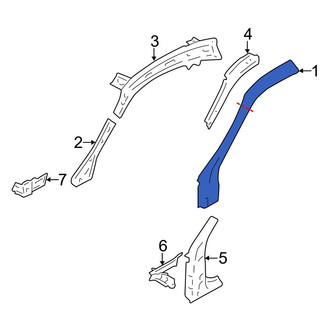 Toyota OE - Left Body A-Pillar