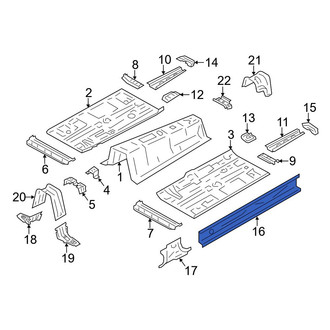 Toyota OE - Left Rocker Panel
