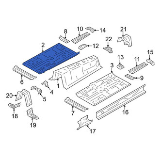 Toyota OE - Right Floor Pan