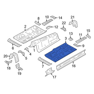 Toyota OE - Left Floor Pan