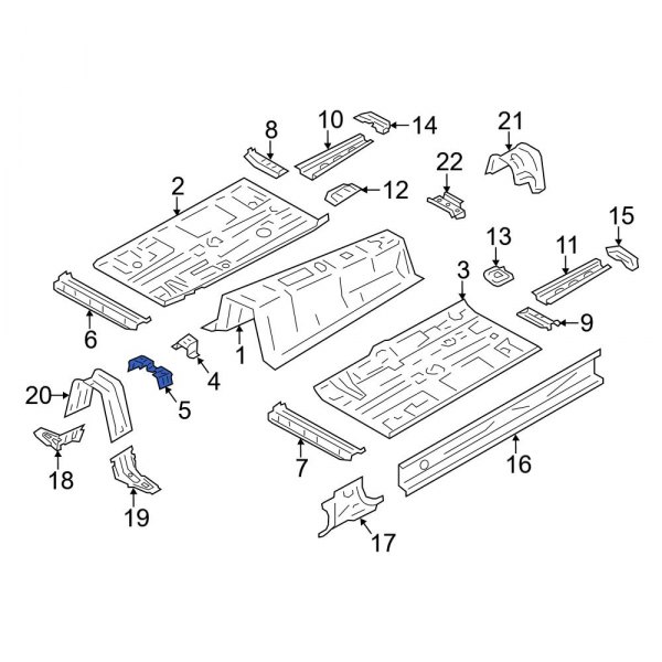 Floor Pan Bracket