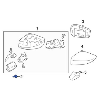 Toyota OE - Door Mirror Bolt