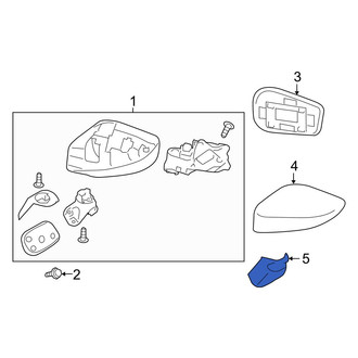 Toyota OE - Front Left Lower Door Mirror Trim Ring