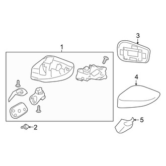 Toyota OE - Door - Outside Mirrors