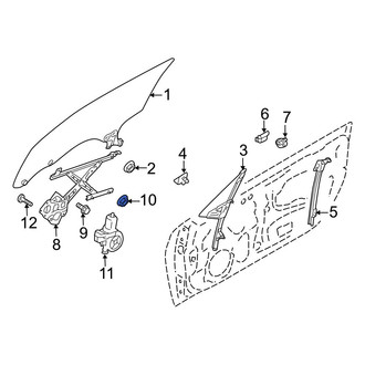Toyota OE - Window Regulator Nut