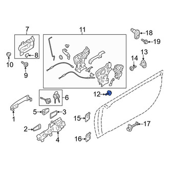 Toyota OE - Door Latch Screw