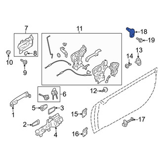 Toyota OE - Front Door Jamb Switch