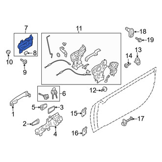 Toyota OE - Front Left Inner Interior Door Handle