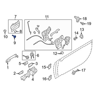 Toyota OE - Interior Door Pull Handle Screw