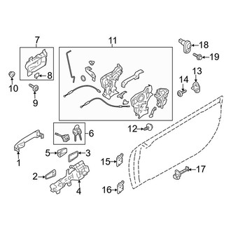 Toyota OE - Door - Lock & Hardware