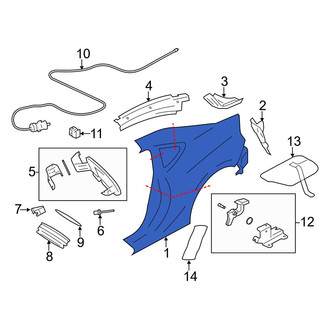 Toyota OE - Rear Left Quarter Panel