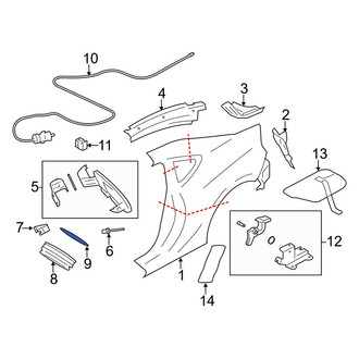 Toyota OE - Fuel Filler Housing Seal
