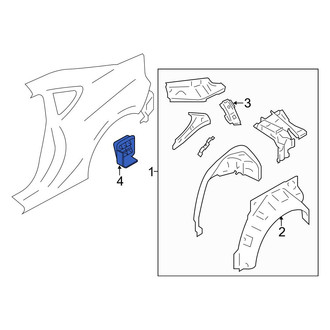 Toyota OE - Rear Quarter Panel Vent