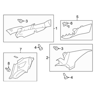 Toyota OE - Quarter Panel - Interior Trim