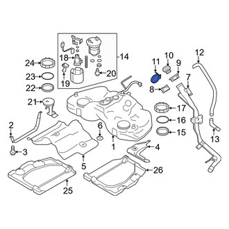 Toyota OE - Fuel Filler Hose Clamp