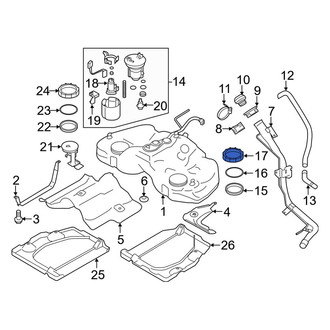 Toyota OE - Fuel Tank Sending Unit Lock Ring