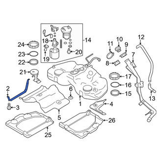 Toyota OE - Fuel Tank Strap