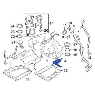Toyota OE - Fuel Tank Shield