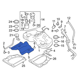 Toyota OE - Fuel Tank Shield