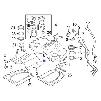 Toyota OE - Fuel Tank Shield Insulator