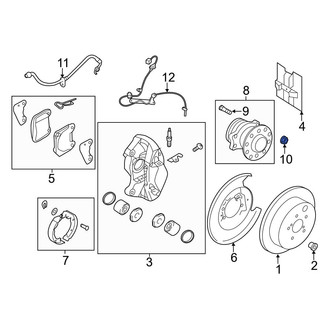 Toyota OE - CV Joint Nut