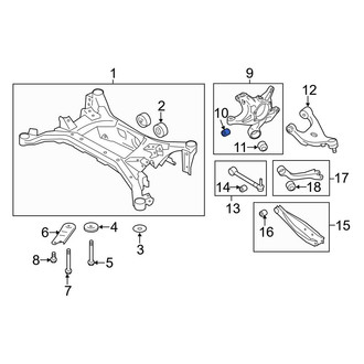Toyota OE - Rear Suspension Knuckle Bushing