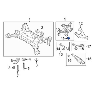 Toyota OE - Rear Suspension Knuckle Bushing