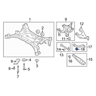 Toyota OE - Rear Suspension Knuckle Bushing
