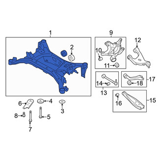 Toyota OE - Rear Suspension Subframe Crossmember