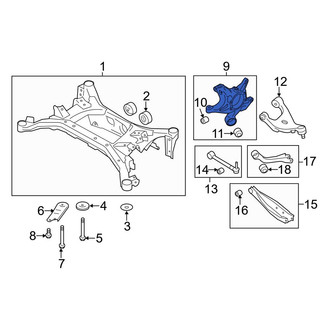 Toyota OE - Rear Left Suspension Knuckle