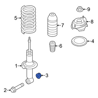 Toyota OE - Lower Suspension Strut Nut