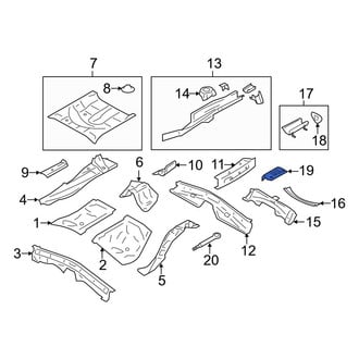 Toyota OE - Rear Left Floor Extension
